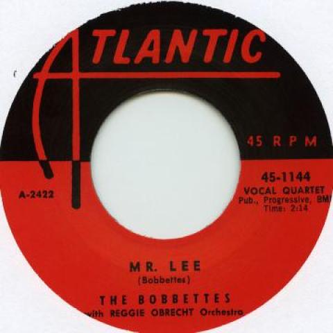 

7inch Record BOBBETTES - Mr. Lee / I Shot Mr. Lee ATLANTIC1144 Atalantic UK 2016 UK Blues