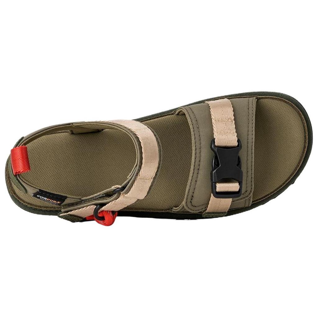UGG Golden Family Cow Split Leather Casual Versatile Beach Sandals Women sandals Olive-Green 1180070-BTOL