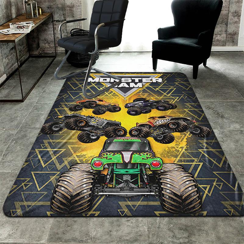 Monster Jam Rug Floor Mat for Living Room or Bedroom Soft and Comfortable Carpet a Gift for Birthday and Holiday.MFF0918497