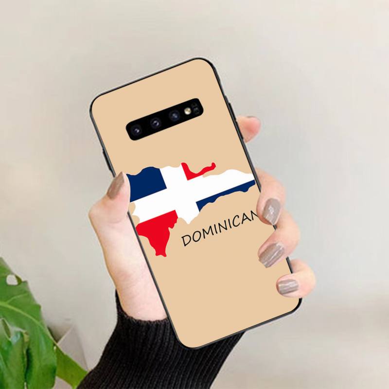 YNDFCNB Dominican Republic Flag Phone Case for Samsung A51 A30s A52 A71 A12 for Huawei Honor 10i for OPPO Vivo Y11 Cover