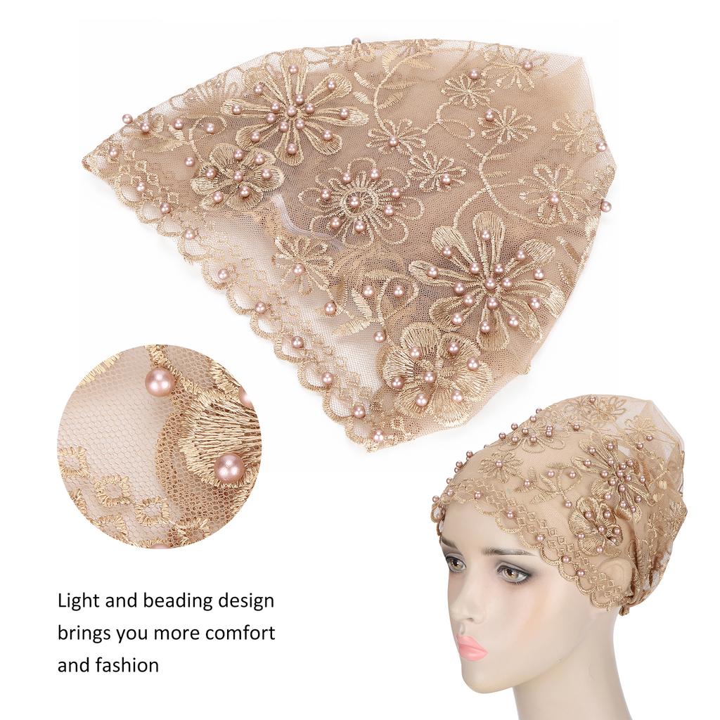 Muslim Turban   Light Weight Breathable Fabric Women Muslim Headscarf Suitable for Daily Wear Performances Worship