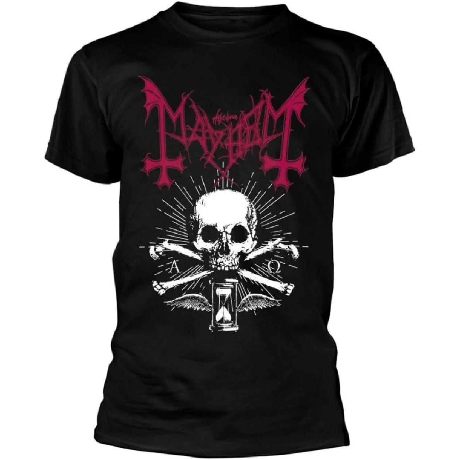 Mayhem  Альфа Омега Демон  (черный) Футболка (as1, Альфа, с, Обычный, Обычный) XXXXXL разноцветный