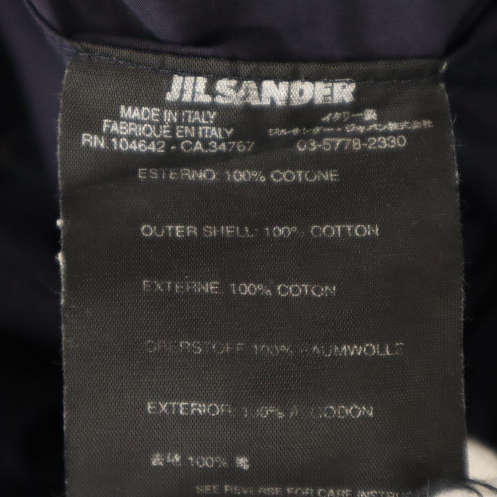 JIL SANDER made in Italy Long sleeve Shirt dress 38 Navy Women Used