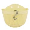 Plant Hanging Basket Wall-mounted Semi-circular Shape Resin Portable Flower Pots for Home