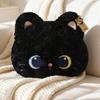 Black Cat Plush Toy: Cute Snot Bear Series Lumbar Cushion & Children's Pillow