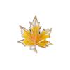 Exquisite Vintage Ahornblatt Brosche Anstecknadel für Damen Mode Mädchen Ginkgoblatt Abzeichen Anstecknadel Schmuck mit Strasssteinen Detail