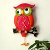 Creative Owl Wall Clocks Living Room Noctilucent Wall Watch Bedroom Silent Pendulum Clock Modern Home Decoration Accessories