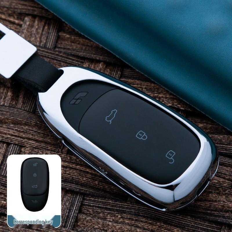 High-End Metal Full Coverage Car Key Case for 2022 Model