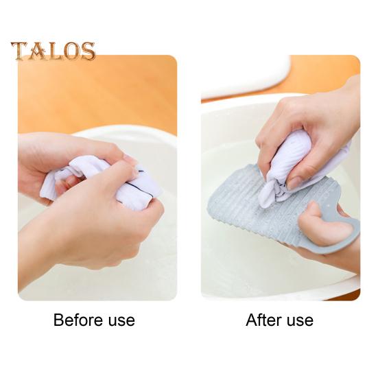 3Pcs Mini Washboard Portable Hand-held Wash Board Laundry Scrubbing Travel Hand Washer Hanging Hole Design Hand Washing Tool
