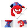 SCLYX Nálepka na auto exteriér s prísavkou, Emblém auta, Plyšová hračka superhrdinu Avengers, Spider-Man,