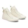 Converse Chuck Taylor All Star Trendy Casual Versatile Leather High-Top Espadrilles Women's White