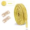 New Diamond Lock Shoelaces Without Ties Glitter Elastic Laces Sneakers Tennis No Tie Shoe Laces Flat Shoelace Shoes Accessories