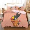Anime Pokemons Bedding Set Cartoon Children Bedroom Quilt Cover Boy Girl Bedclothes Single Double King Pikachu Duvet Cover Gift