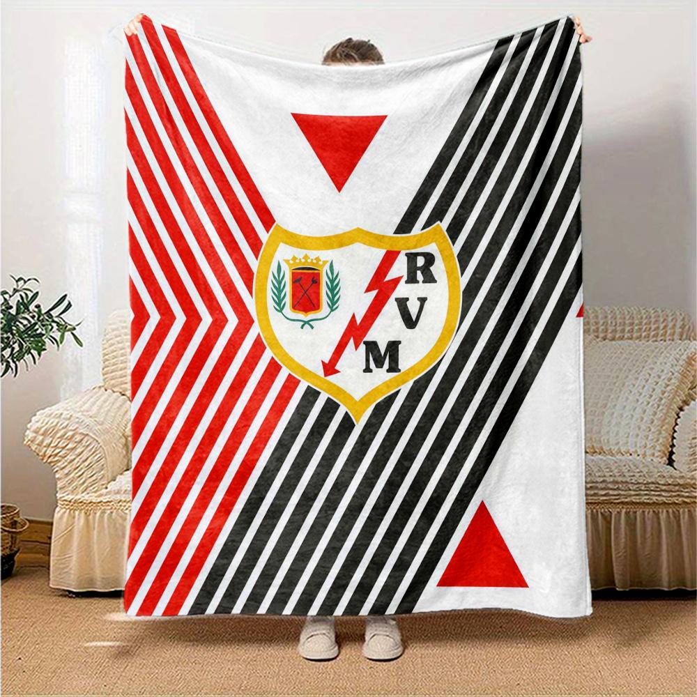 Rayo Vallecano Blanket, High quality Comfortable for All Seasons, Home Decor, Warmth and Comfort