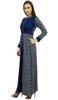 Bimba Women's Pashmina Blend Printed Maxi Winter Jilbab Dress