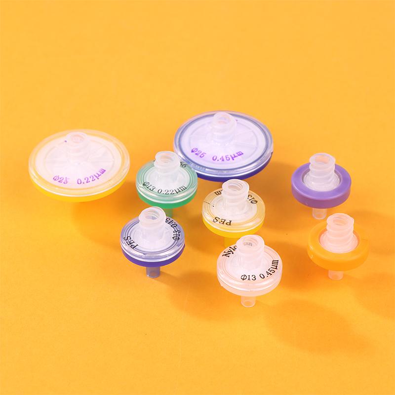 1Pc Lab 0.22Um/0.45Um Sterile Millipore Syringe Filter Nylon/Pes/ Ptfe Sterile Needle-Type Membrane Filter Laboratory Equipment