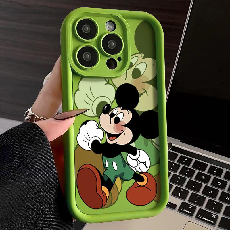 Ghost Mickey iPhone17Promax Mobile Phone Case Ladder Is Suitable for Apple 16promax All-inclusive Tianyan 15 Sets.
