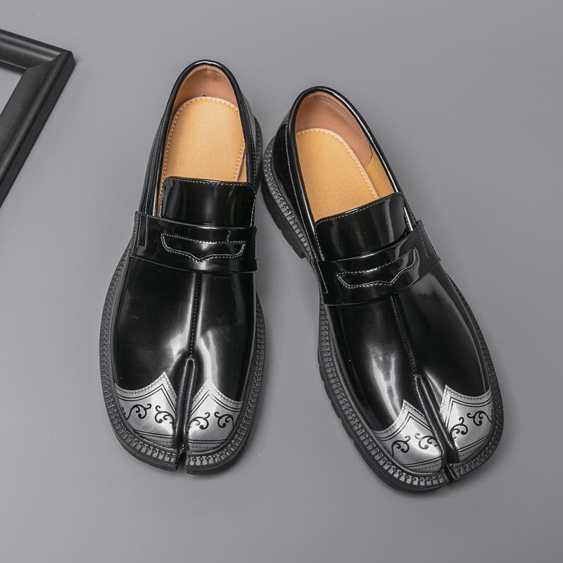 

Дизайнерская Новая Обувь из Кожи для Повседневной Носки для Мужчин Пенни Лофер Формальное Свадебное Платье Выпускной Вечер Ретро Обувь 38 чёрный