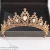 Silver Color Crown and Tiara Hair Accessories for Women Wedding Accessories Crown for Bridal Crystal Rhinestone Diadema Tiara