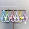Butterfly Bowknot Beaded Mobile Phone Charm Strap Keychain Lanyard For Women Cute Girl Jewelry Phone Hanging Rope Holder Pendant