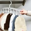 1/2/4pcs-8 clip hangers, hat leggings storage rack, durable sock drying rack, suitable for household storage rack