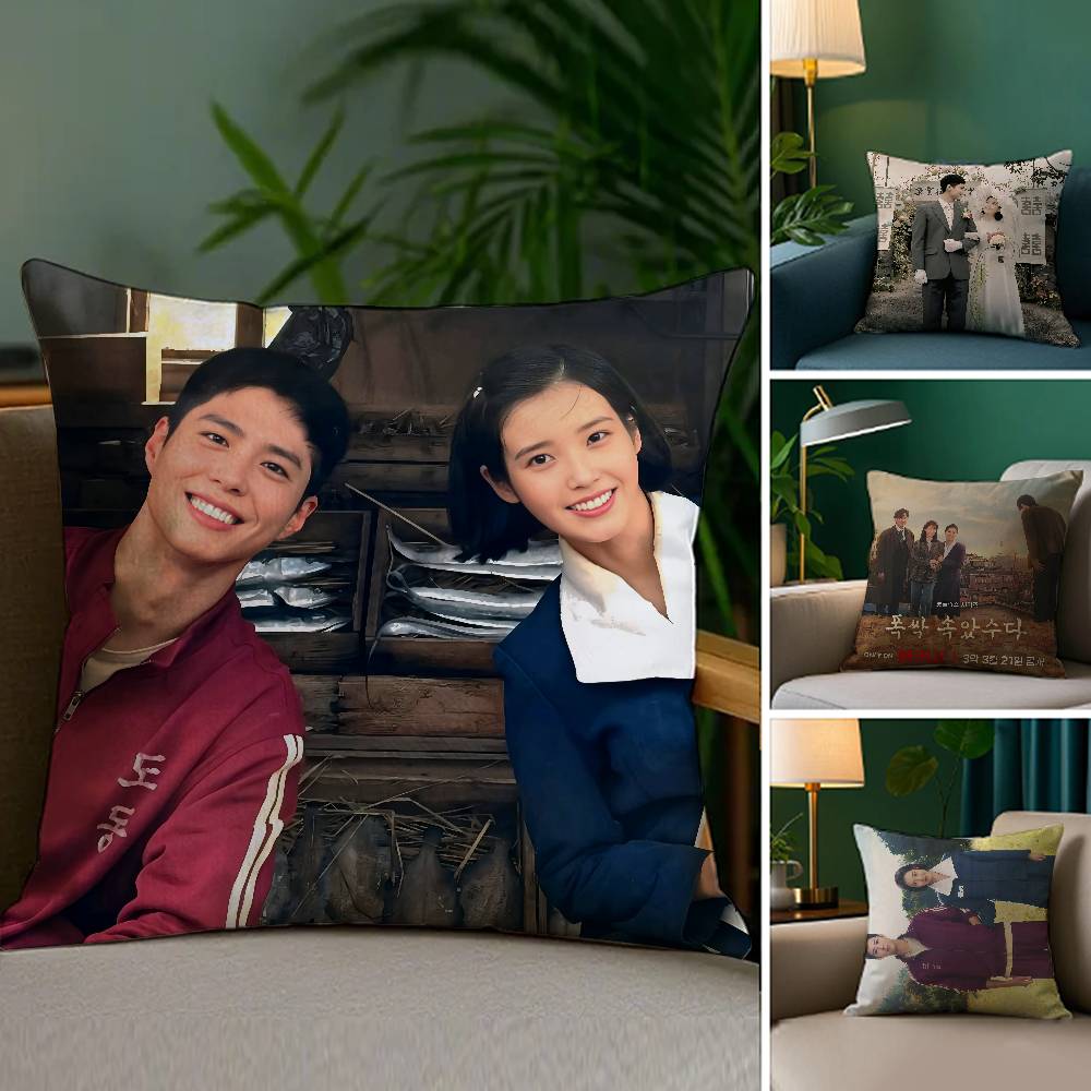 When Life Gives You Tanger Pillow Case Sofa and Living Room Decorative Cushion Covers Dust-proof and Mite-proof Invisible Zipper