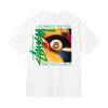 [2] Nuova t-shirt estiva a maniche corte da uomo e da donna blu navy cachi nero bianco t-shirt da uomo larga 270g