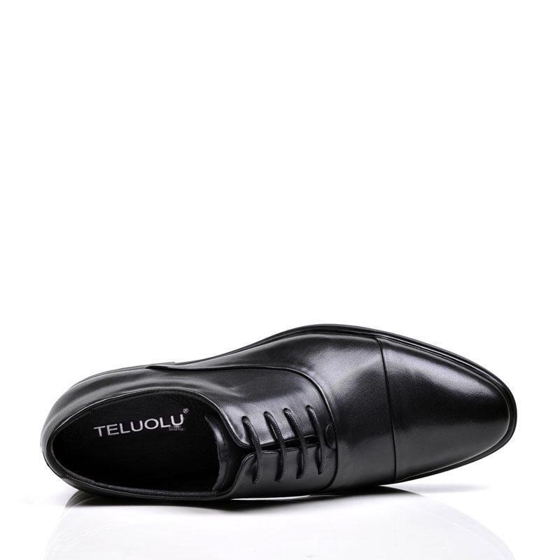 Men's Retro Handmade Oxford Leather Shoes - Formal, Business, British Trend, Breathable, Ideal for Weddings