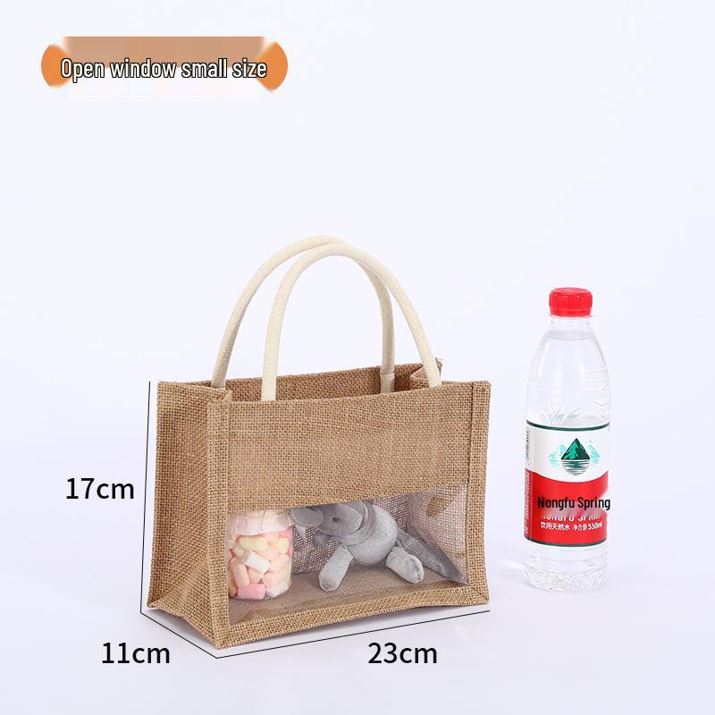 Sac fourre-tout en toile de jute: Sac de courses en jute peint à la main DIY, Lin polyvalent graffiti