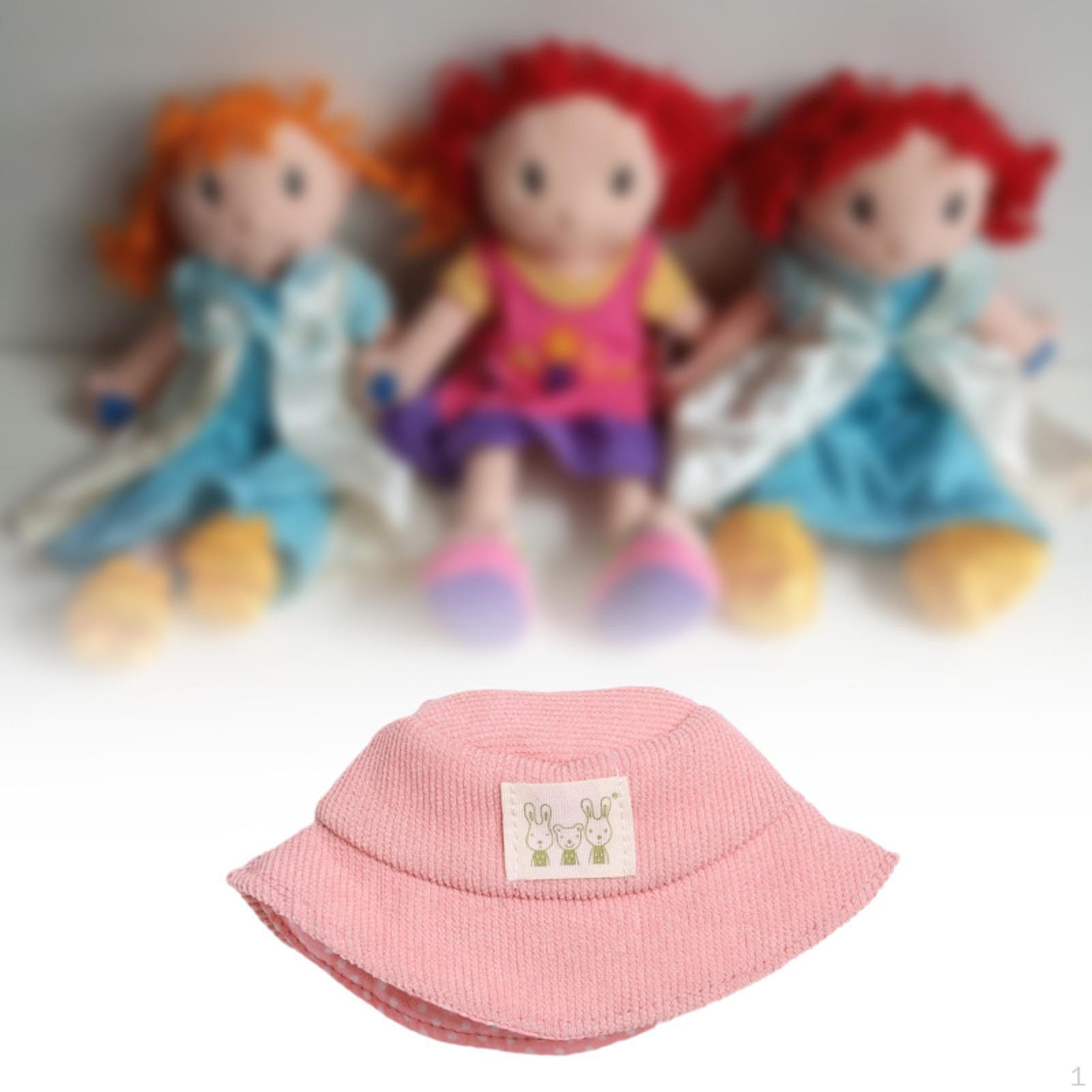 

Dolls Hat , Miniature Cap Handmade Ornament for 15cm Plush Duck Doll розовый