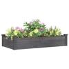 VidaXL Lit surélevé de jardin doublure 120x60x25 cm bois massif sapin 364291