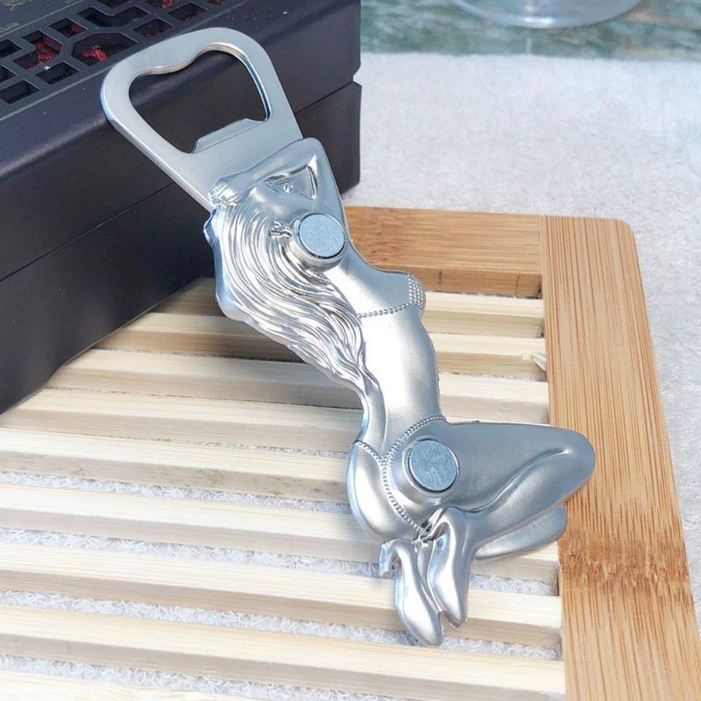 Beauty Woman Bottle Opener Alloy Beer Opener Metal Auspicious Dragon Bottle Opener