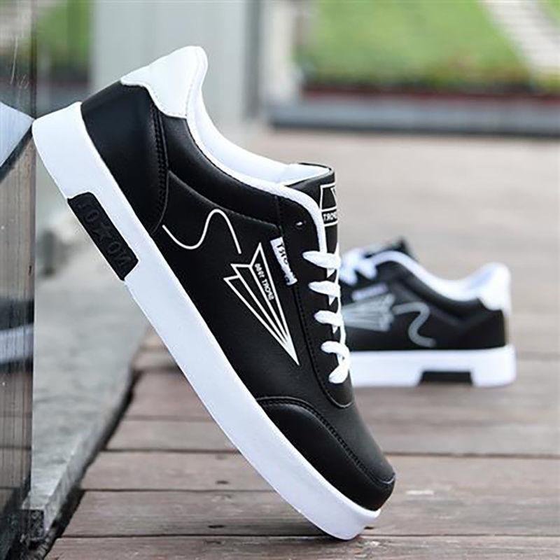 

Мужская обувь, весенне-осенняя повседневная обувь из искусственной кожи на плоской подошве, белые мужские кроссовки с принтом, tenis masculino Adulto, обувь 39