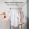Bedroom Clothes Drying Rack Household Living Room Clothes Storage Rack Wear-Resistant Single Bar Clothes Rack