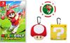Mario Golf Super Rush Mario Item Plush Pouch Set Mushroom Hatena Golf Marker -Switch + (Super Block) (Original (Chip Type) Included)