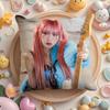 C-Choi Korean singer Ye-na Cushion Cover Home & Car Multi-Scene Pillow Cover - Reversible, Soft & Durable for Daily Use