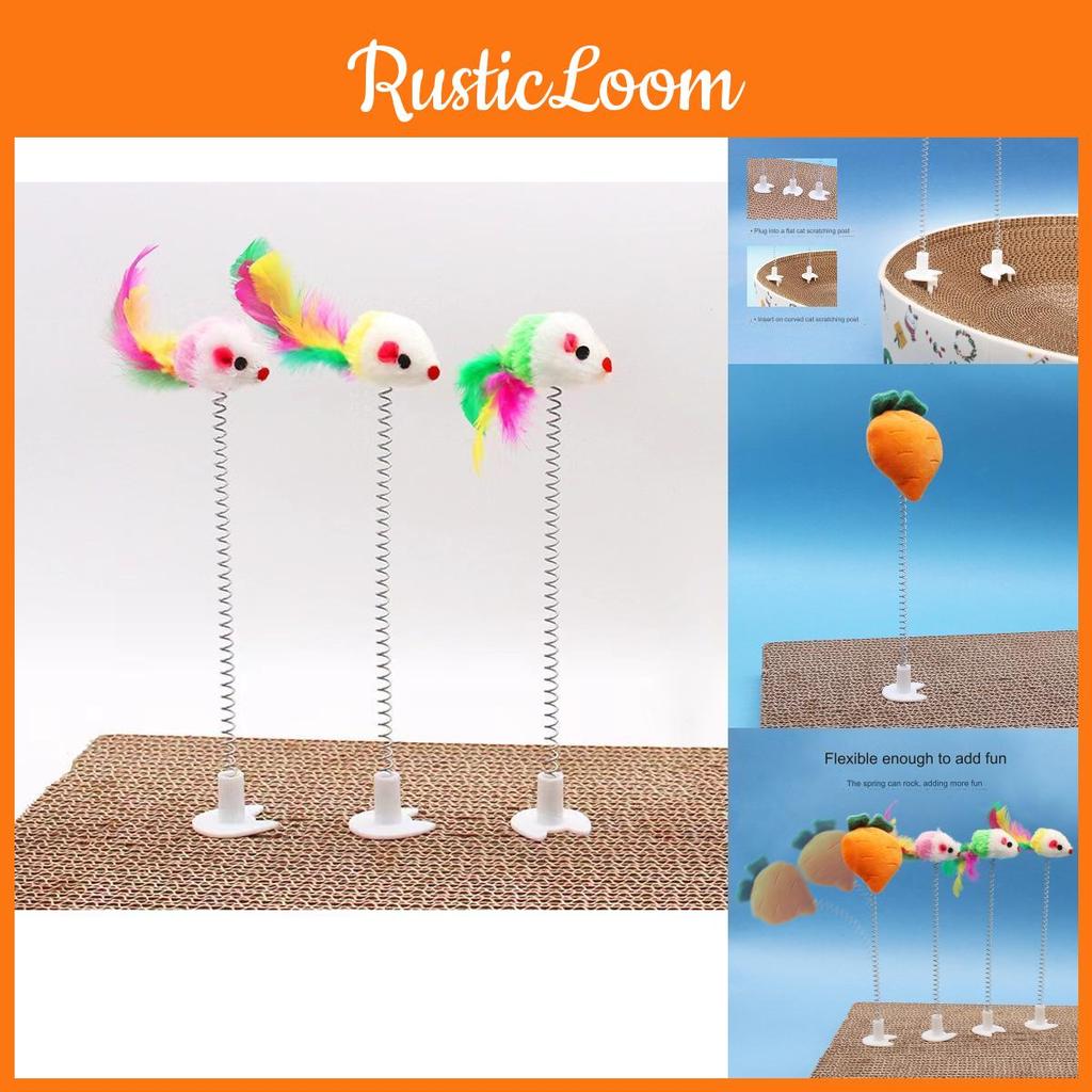 Durable Plastic Cat Scratching Board Toy Fun And Engaging Random Colors Or Carrot) Perfect For Your Feline Friend