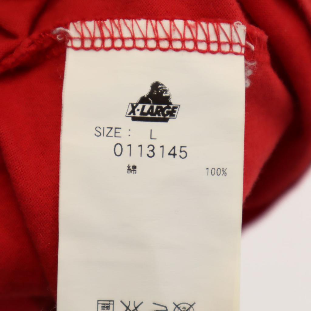 Xlarge Short Sleeve T-shirt L Red Men's Used