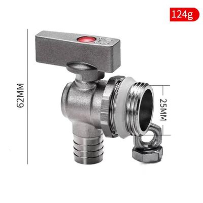Copper Radiator Drain Valve for Floor Heating System 1 Inch 6 Point and 1 2 Inch Compatible with Radiator Systems