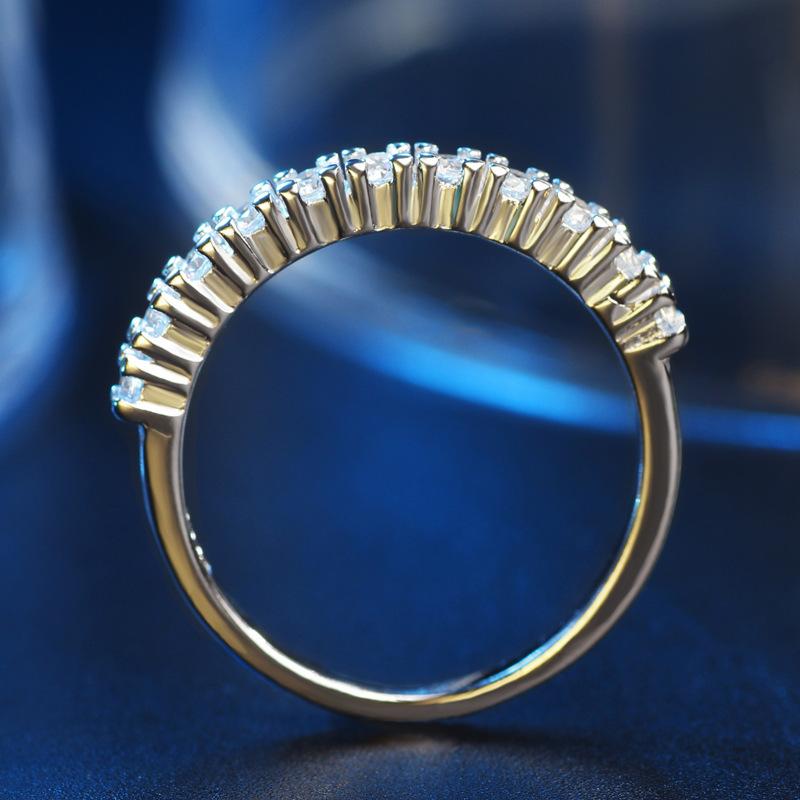 Ring Women'S Jewelry Offerings Inlaid Zircon Ring Single Row Diamond Ring Ring
