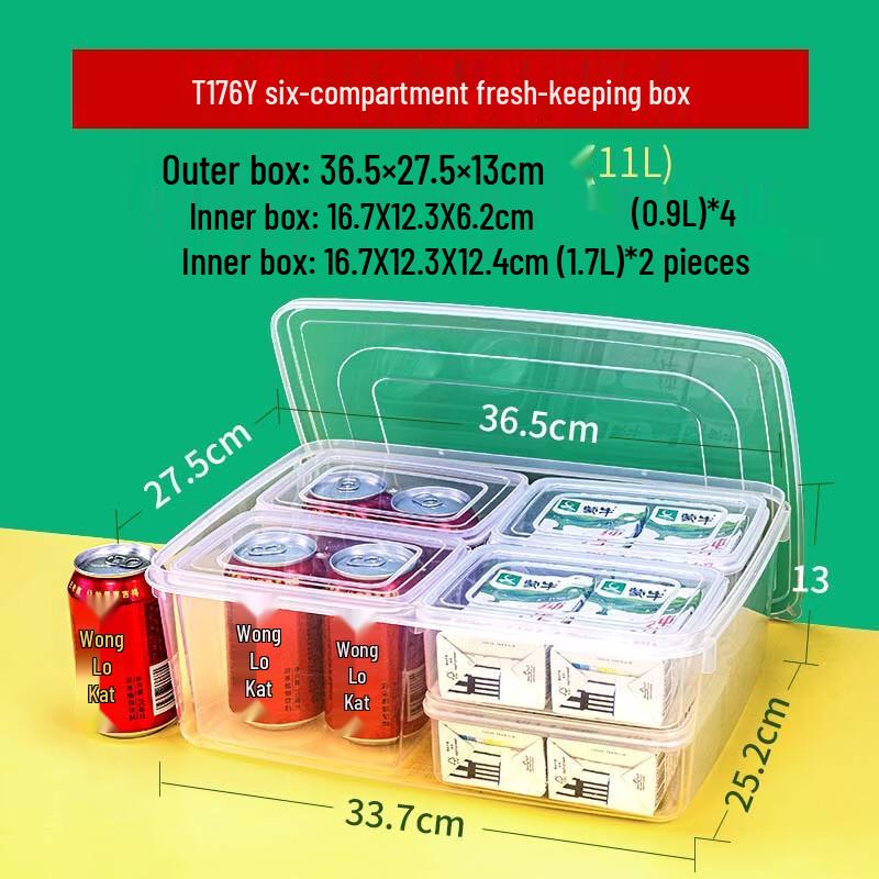Shuogang Tiangong Large 6-Grid Food Storage Container
