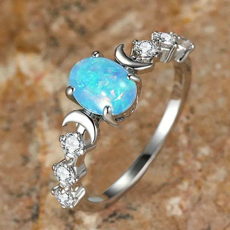 1 PC Fashion Cubic Zirconia Ring For Women For Wedding Engagement Party Jewelry Valentine's Day Gift