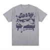 Scusa, Ho Piani Magliette Grafiche Retrò Nostalgia Gatto Top Moda Harajuku T-shirt Uomo Donna Cotone Casual T-shirt Oversize