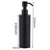 200ml Stainless Steel Soap Dispenser Round Pump Coated Black Hand Pump Soap For Soil Kitchen Bathroom | Liquid Soap Dispensers