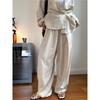 Summer Japanese Lazy Pants Women Loose Comfortable Breathable Casual Wide Leg Full Length Pants