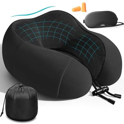 Sopmco [Physiotherapist-Designed] Neck Pillow, Airplane Pillow, Travel Pillow, Memory Foam Support, Perfect for Shinkansen Travel, Urethane Foam, Trav