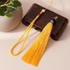 Handmade Chinese Knot Tassel Gourd Charm - DIY Car Hanging Ornament & Musical Instrument Accent