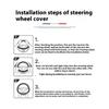 Car Steering Wheel Cover For Peugeot 106 107 108 206 207 208 301 307 308 406 407 408 508 607 2008 3008 4008 5008 GT RCZ Rifter uyt3