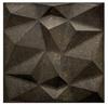 Decorative Wall Panels 50x50 Cm, Pack of 8, Anthracite