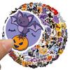 100Pcs Halloween Cartoon Pumpkin Cute Bat Stickers Motorcycle Suitcase Skateboard Laptop Luggage Fridge Phone Decals